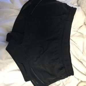 Lululemon Black hotty hot shorts